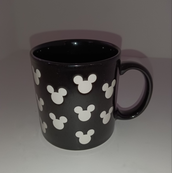 Disney Mickey Mouse Coffee Mug Black & White - Picture 1 of 5